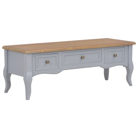 vidaXL TV-Schrank Grau 100 x 35 x 35 cm Holz