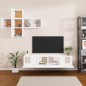vidaXL 7-tlg. TV-Schrank-Set Weiß Holzwerkstoff vidaXL 7-tlg. TV-Schrank-Set Weiß Holzwerkstoff