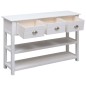vidaXL Sideboard Weiß 115x30x76 cm Holz vidaXL Sideboard Weiß 115x30x76 cm Holz