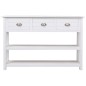vidaXL Sideboard Weiß 115x30x76 cm Holz vidaXL Sideboard Weiß 115x30x76 cm Holz