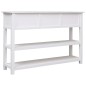 vidaXL Sideboard Weiß 115x30x76 cm Holz vidaXL Sideboard Weiß 115x30x76 cm Holz