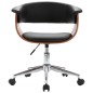 vidaXL Drehbare Esszimmerstühle 6 Stk. Schwarz Kunstleder vidaXL Drehbare Esszimmerstühle 6 Stk. Schwarz Kunstleder