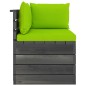 vidaXL Garten-Paletten-Ecksofa mit Kissen Kiefernholz vidaXL Garten-Paletten-Ecksofa mit Kissen Kiefernholz