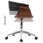 vidaXL Drehbare Esszimmerstühle 6 Stk. Schwarz Kunstleder vidaXL Drehbare Esszimmerstühle 6 Stk. Schwarz Kunstleder