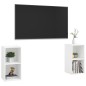 vidaXL TV-Schränke 2 Stk. Weiß 72x35x36,5 cm Holzwerkstoff vidaXL TV-Schränke 2 Stk. Weiß 72x35x36,5 cm Holzwerkstoff