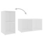 vidaXL TV-Schränke 2 Stk. Weiß 72x35x36,5 cm Holzwerkstoff vidaXL TV-Schränke 2 Stk. Weiß 72x35x36,5 cm Holzwerkstoff
