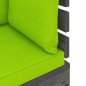 vidaXL Garten-Paletten-Ecksofa mit Kissen Kiefernholz vidaXL Garten-Paletten-Ecksofa mit Kissen Kiefernholz