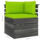 vidaXL Garten-Paletten-Ecksofa mit Kissen Kiefernholz vidaXL Garten-Paletten-Ecksofa mit Kissen Kiefernholz