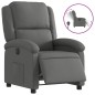 vidaXL Relaxsessel Elektrisch Dunkelgrau Stoff vidaXL Relaxsessel Elektrisch Dunkelgrau Stoff