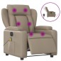 vidaXL Massagesessel Elektrisch Cappuccino-Braun Kunstleder vidaXL Massagesessel Elektrisch Cappuccino-Braun Kunstleder