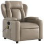 vidaXL Massagesessel Elektrisch Cappuccino-Braun Kunstleder vidaXL Massagesessel Elektrisch Cappuccino-Braun Kunstleder