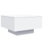 vidaXL Couchtisch Weiß 55x55x31 cm Holzwerkstoff vidaXL Couchtisch Weiß 55x55x31 cm Holzwerkstoff