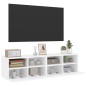 vidaXL TV-Wandschränke 2 Stk. Weiß 60x30x30 cm Holzwerkstoff vidaXL TV-Wandschränke 2 Stk. Weiß 60x30x30 cm Holzwerkstoff