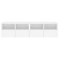 vidaXL TV-Wandschränke 2 Stk. Weiß 60x30x30 cm Holzwerkstoff vidaXL TV-Wandschränke 2 Stk. Weiß 60x30x30 cm Holzwerkstoff