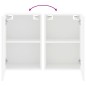 vidaXL TV-Wandschrank Weiß 40,5x30x60 cm Holzwerkstoff vidaXL TV-Wandschrank Weiß 40,5x30x60 cm Holzwerkstoff