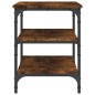 vidaXL Schuhbank Räuchereiche 70x38,5x49 cm Holzwerkstoff vidaXL Schuhbank Räuchereiche 70x38,5x49 cm Holzwerkstoff