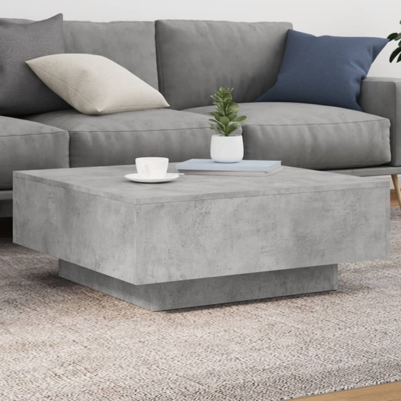 vidaXL Couchtisch Betongrau 80x80x31 cm Holzwerkstoff vidaXL Couchtisch Betongrau 80x80x31 cm Holzwerkstoff