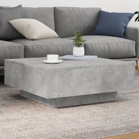 vidaXL Couchtisch Betongrau 80x80x31 cm Holzwerkstoff
