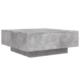 vidaXL Couchtisch Betongrau 80x80x31 cm Holzwerkstoff