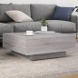 vidaXL Couchtisch Grau Sonoma 80x80x31 cm Holzwerkstoff vidaXL Couchtisch Grau Sonoma 80x80x31 cm Holzwerkstoff