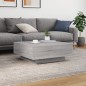 vidaXL Couchtisch Grau Sonoma 80x80x31 cm Holzwerkstoff vidaXL Couchtisch Grau Sonoma 80x80x31 cm Holzwerkstoff