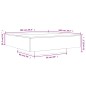 vidaXL Couchtisch Räuchereiche 100x100x31 cm Holzwerkstoff vidaXL Couchtisch Räuchereiche 100x100x31 cm Holzwerkstoff