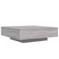vidaXL Couchtisch Grau Sonoma 100x100x31 cm Holzwerkstoff vidaXL Couchtisch Grau Sonoma 100x100x31 cm Holzwerkstoff