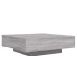 vidaXL Couchtisch Grau Sonoma 100x100x31 cm Holzwerkstoff vidaXL Couchtisch Grau Sonoma 100x100x31 cm Holzwerkstoff