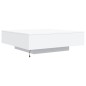 vidaXL Couchtisch mit LED-Leuchten Weiß 100x100x31 cm vidaXL Couchtisch mit LED-Leuchten Weiß 100x100x31 cm