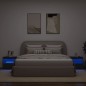 vidaXL Nachttische mit LED-Leuchten 2 Stk. Schwarz 50x40x45 cm vidaXL Nachttische mit LED-Leuchten 2 Stk. Schwarz 50x40x45 cm