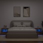 vidaXL Nachttische mit LED-Leuchten 2 Stk. Räuchereiche 50x40x45 cm vidaXL Nachttische mit LED-Leuchten 2 Stk. Räuchereiche 50x40x45 cm