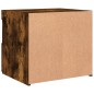 vidaXL Nachttische mit LED-Leuchten 2 Stk. Räuchereiche 50x40x45 cm vidaXL Nachttische mit LED-Leuchten 2 Stk. Räuchereiche 50x40x45 cm