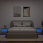 vidaXL Nachttische mit LED-Leuchten 2 Stk. Betongrau 50x40x45 cm vidaXL Nachttische mit LED-Leuchten 2 Stk. Betongrau 50x40x45 cm