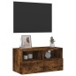 vidaXL TV-Wandschrank Räuchereiche 60x30x30 cm Holzwerkstoff vidaXL TV-Wandschrank Räuchereiche 60x30x30 cm Holzwerkstoff
