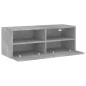 vidaXL TV-Wandschrank Betongrau 80x30x30 cm Holzwerkstoff vidaXL TV-Wandschrank Betongrau 80x30x30 cm Holzwerkstoff
