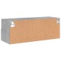 vidaXL TV-Wandschrank Betongrau 80x30x30 cm Holzwerkstoff vidaXL TV-Wandschrank Betongrau 80x30x30 cm Holzwerkstoff