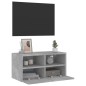 vidaXL TV-Wandschrank Betongrau 60x30x30 cm Holzwerkstoff vidaXL TV-Wandschrank Betongrau 60x30x30 cm Holzwerkstoff
