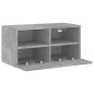 vidaXL TV-Wandschrank Betongrau 60x30x30 cm Holzwerkstoff vidaXL TV-Wandschrank Betongrau 60x30x30 cm Holzwerkstoff