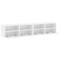 vidaXL TV-Wandschränke 2 Stk. Weiß 80x30x30 cm Holzwerkstoff vidaXL TV-Wandschränke 2 Stk. Weiß 80x30x30 cm Holzwerkstoff