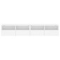 vidaXL TV-Wandschränke 2 Stk. Weiß 80x30x30 cm Holzwerkstoff vidaXL TV-Wandschränke 2 Stk. Weiß 80x30x30 cm Holzwerkstoff