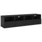 vidaXL TV-Wandschränke 2 Stk. Schwarz 60x30x30 cm Holzwerkstoff vidaXL TV-Wandschränke 2 Stk. Schwarz 60x30x30 cm Holzwerkstoff