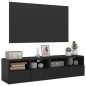 vidaXL TV-Wandschränke 2 Stk. Schwarz 60x30x30 cm Holzwerkstoff vidaXL TV-Wandschränke 2 Stk. Schwarz 60x30x30 cm Holzwerkstoff