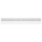 vidaXL TV-Wandschränke 2 Stk. Weiß 100x30x30 cm Holzwerkstoff vidaXL TV-Wandschränke 2 Stk. Weiß 100x30x30 cm Holzwerkstoff