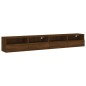 vidaXL TV-Wandschränke 2 Stk. Braun Eiche-Optik 100x30x30 cm vidaXL TV-Wandschränke 2 Stk. Braun Eiche-Optik 100x30x30 cm