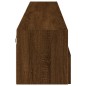 vidaXL TV-Wandschränke 2 Stk. Braun Eiche-Optik 100x30x30 cm vidaXL TV-Wandschränke 2 Stk. Braun Eiche-Optik 100x30x30 cm