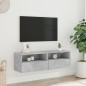 vidaXL TV-Wandschrank Betongrau 100x30x30 cm Holzwerkstoff vidaXL TV-Wandschrank Betongrau 100x30x30 cm Holzwerkstoff