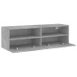 vidaXL TV-Wandschrank Betongrau 100x30x30 cm Holzwerkstoff vidaXL TV-Wandschrank Betongrau 100x30x30 cm Holzwerkstoff