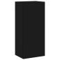 vidaXL TV-Wandschrank Schwarz 40,5x30x90 cm Holzwerkstoff vidaXL TV-Wandschrank Schwarz 40,5x30x90 cm Holzwerkstoff