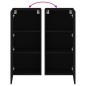 vidaXL TV-Wandschrank Schwarz 40,5x30x90 cm Holzwerkstoff vidaXL TV-Wandschrank Schwarz 40,5x30x90 cm Holzwerkstoff