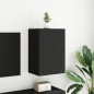vidaXL TV-Wandschrank Schwarz 40,5x30x60 cm Holzwerkstoff vidaXL TV-Wandschrank Schwarz 40,5x30x60 cm Holzwerkstoff